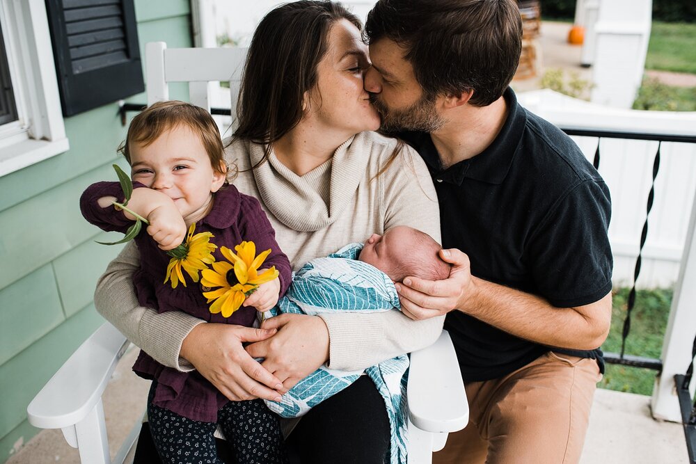 4 Tips for lifestyle newborn sessions with 2 under 2: Charlottesville, VA Newborn Photographer