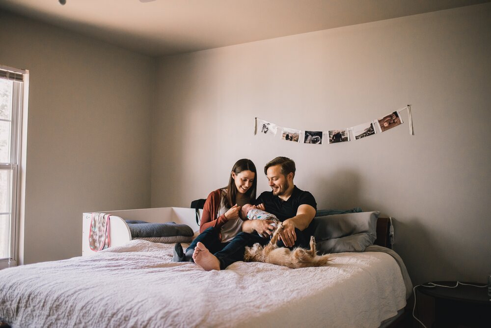 6 Reasons to love home newborn sessions - Charlottesville, VA / newborn photographer