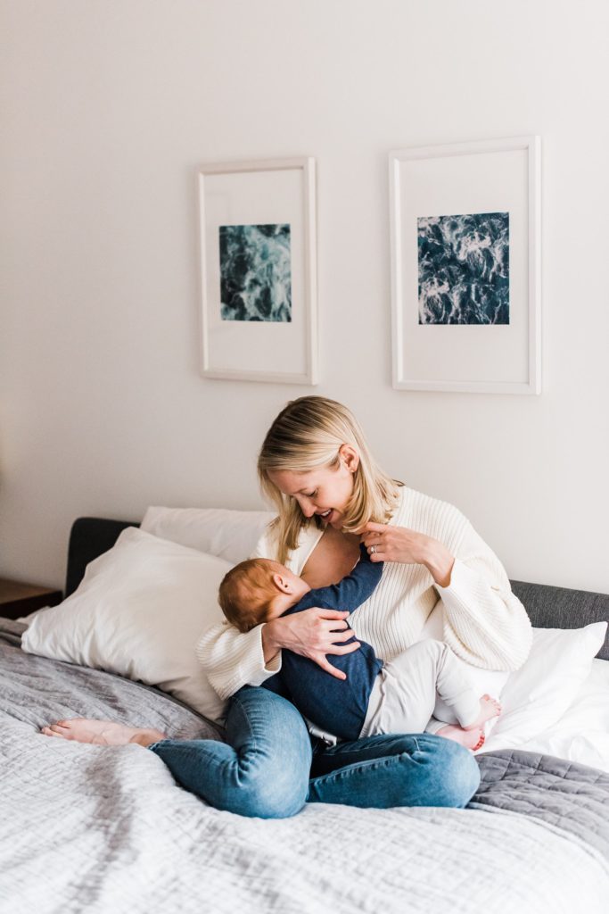 what to wear for a fall home newborn session with charlottesville photographer