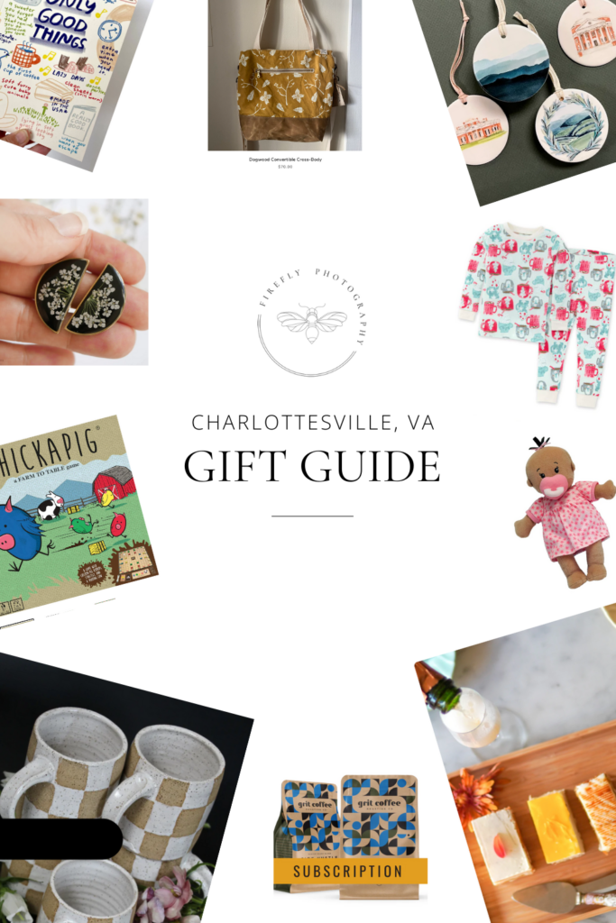 charlottesville, va gift guide ideas for small business shopping in local businesses 