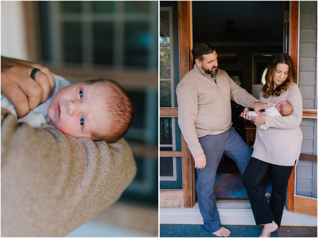 charlottesville newborn photos at home